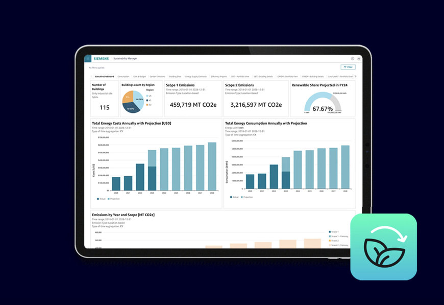 SIEMENS LAUNCHES BUILDING X SUSTAINABILITY MANAGER